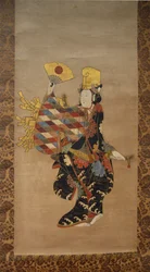 Kabuki Actor. Kakemono. Edo Period